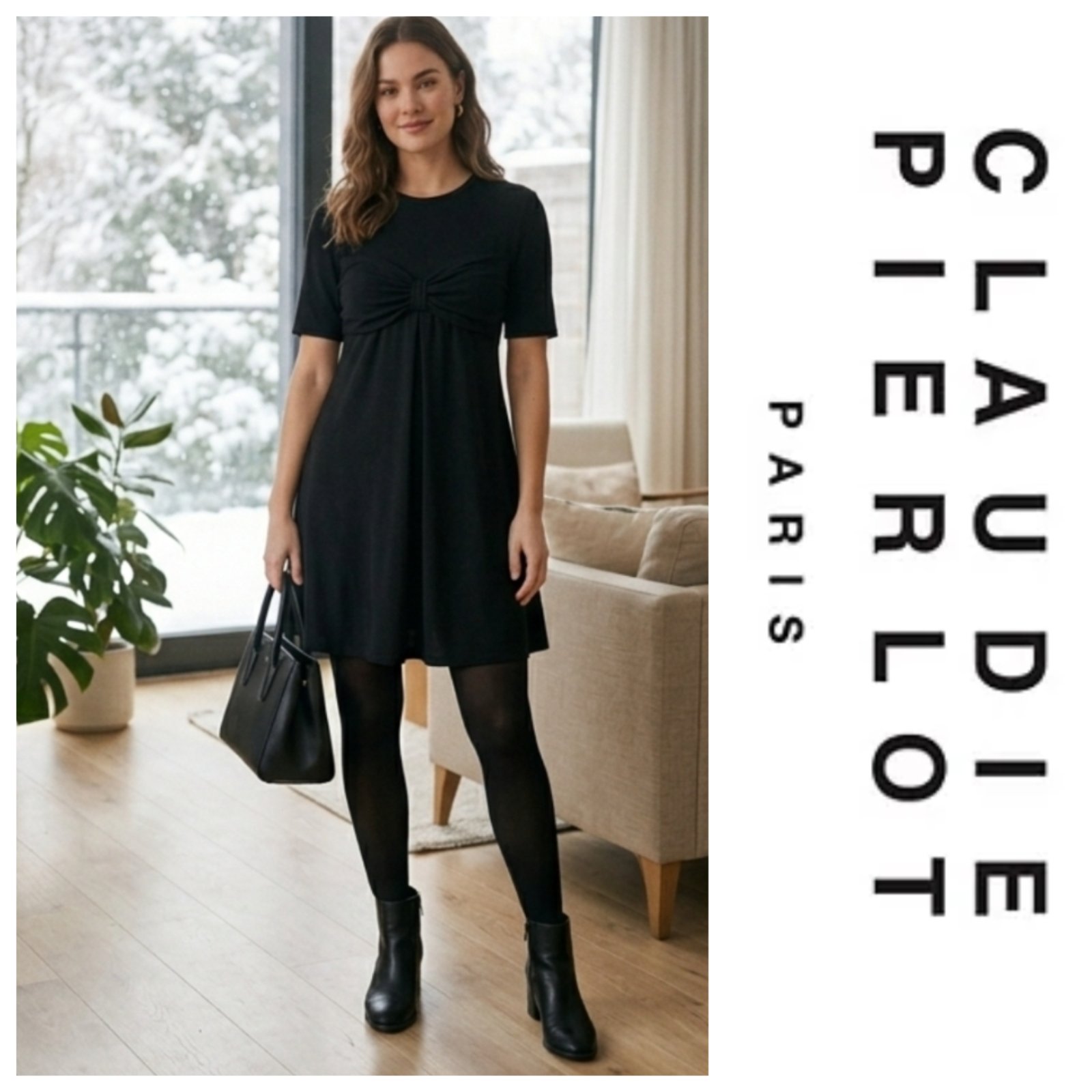 Une jolie robe très chic AUTHENTIQUE de la marque CLAUDIE PIERLOT "promo de week-end