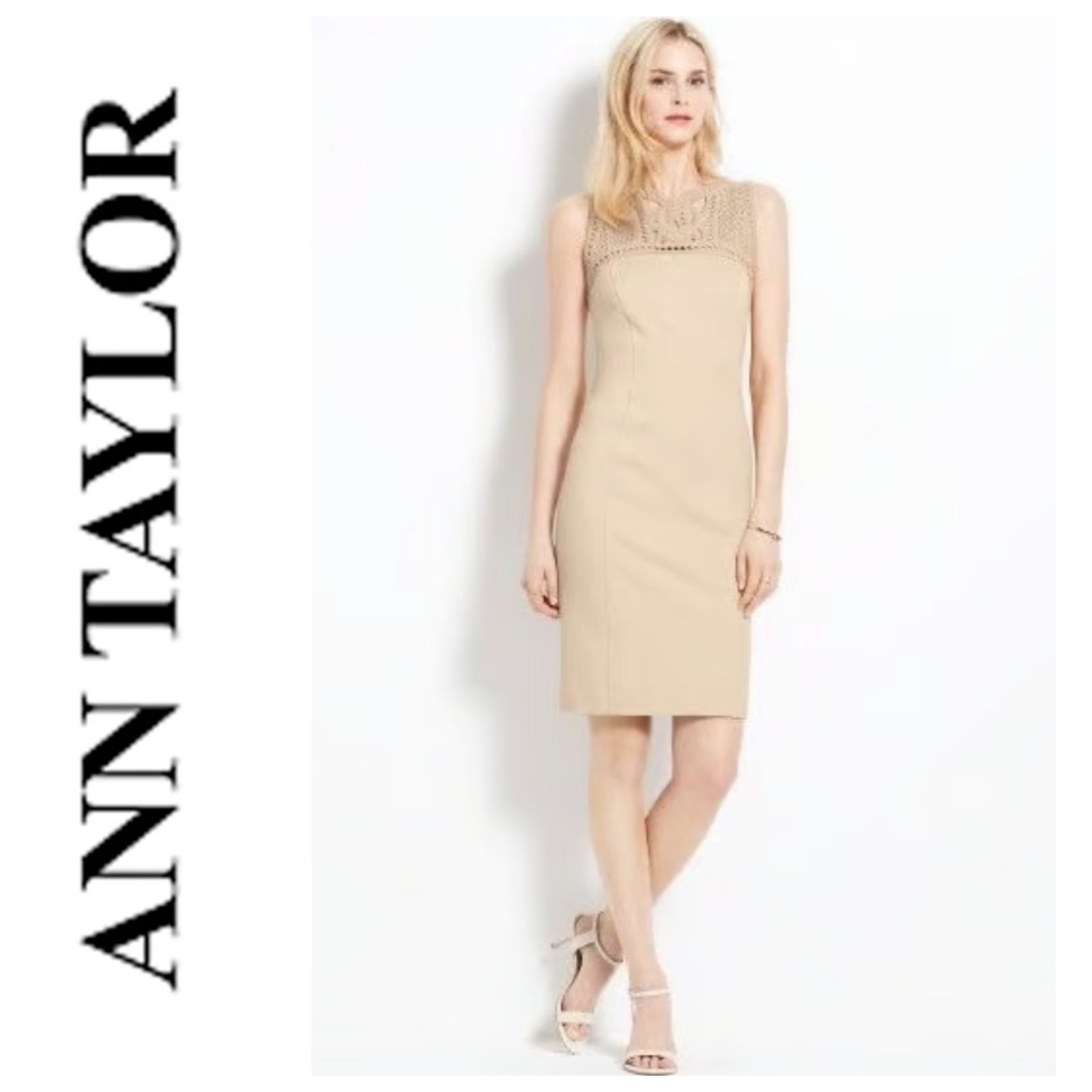 Une robe avec des détails en crochet de la marque TOM TAYLOR 