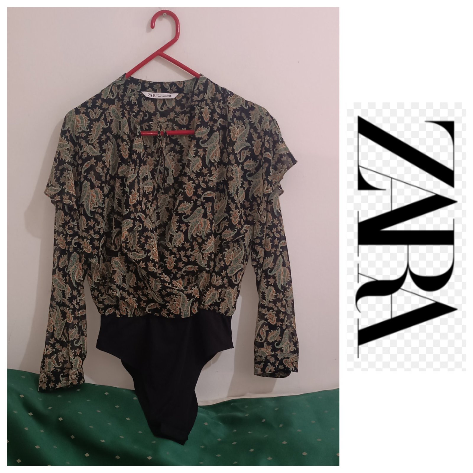 Une jolie chemise à cape de la marque ZARA 