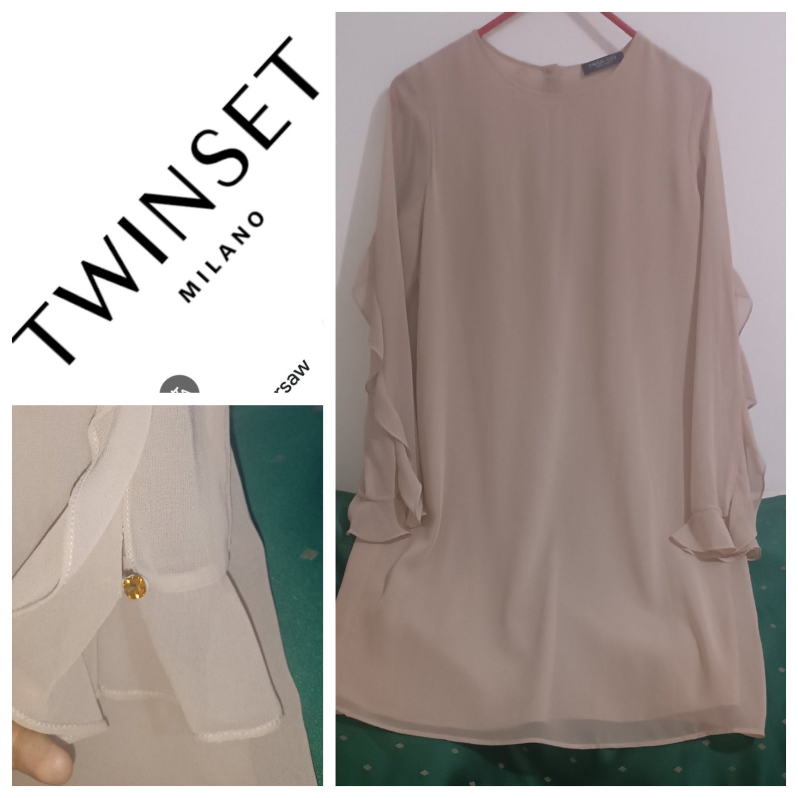 Une  robe chemise hyper classe AUTHENTIQUE de la marque TWIN-SET "PROMO 
