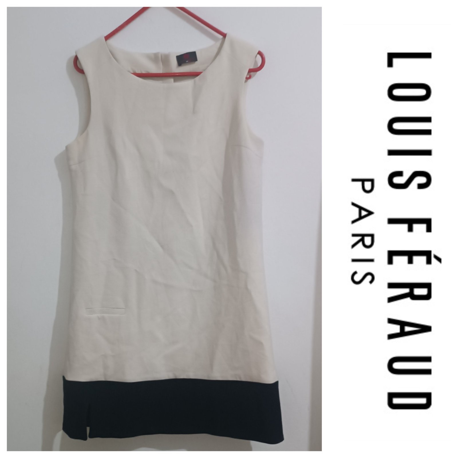 Une robe biclore de la marque de luxe LOUIS FÉRAUD 