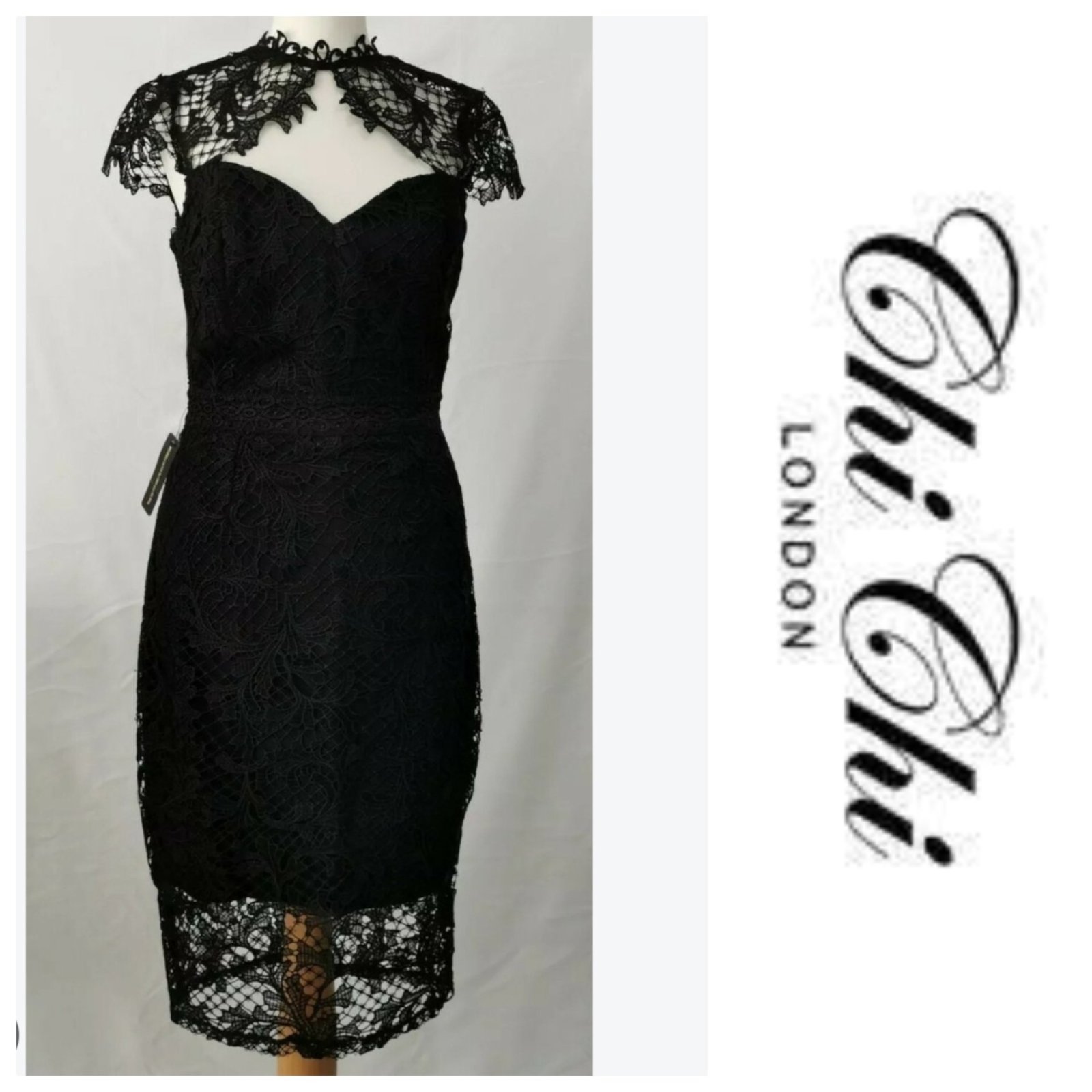 Une jolie robe en guipure de la marque CHI CHI LONDON 
