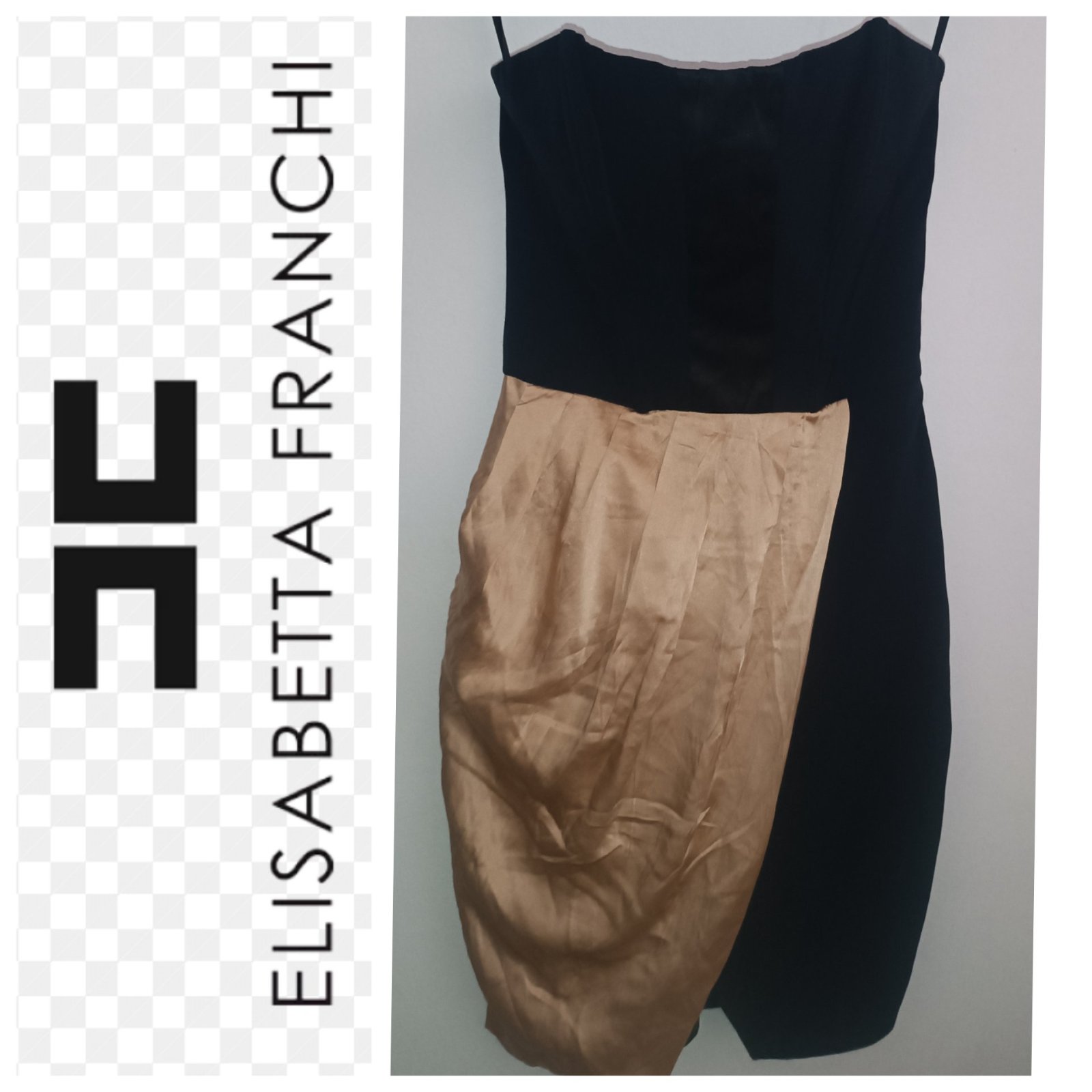 Une robe soirée AUTHENTIQUE de la marque ELISABETTA FRANCHI