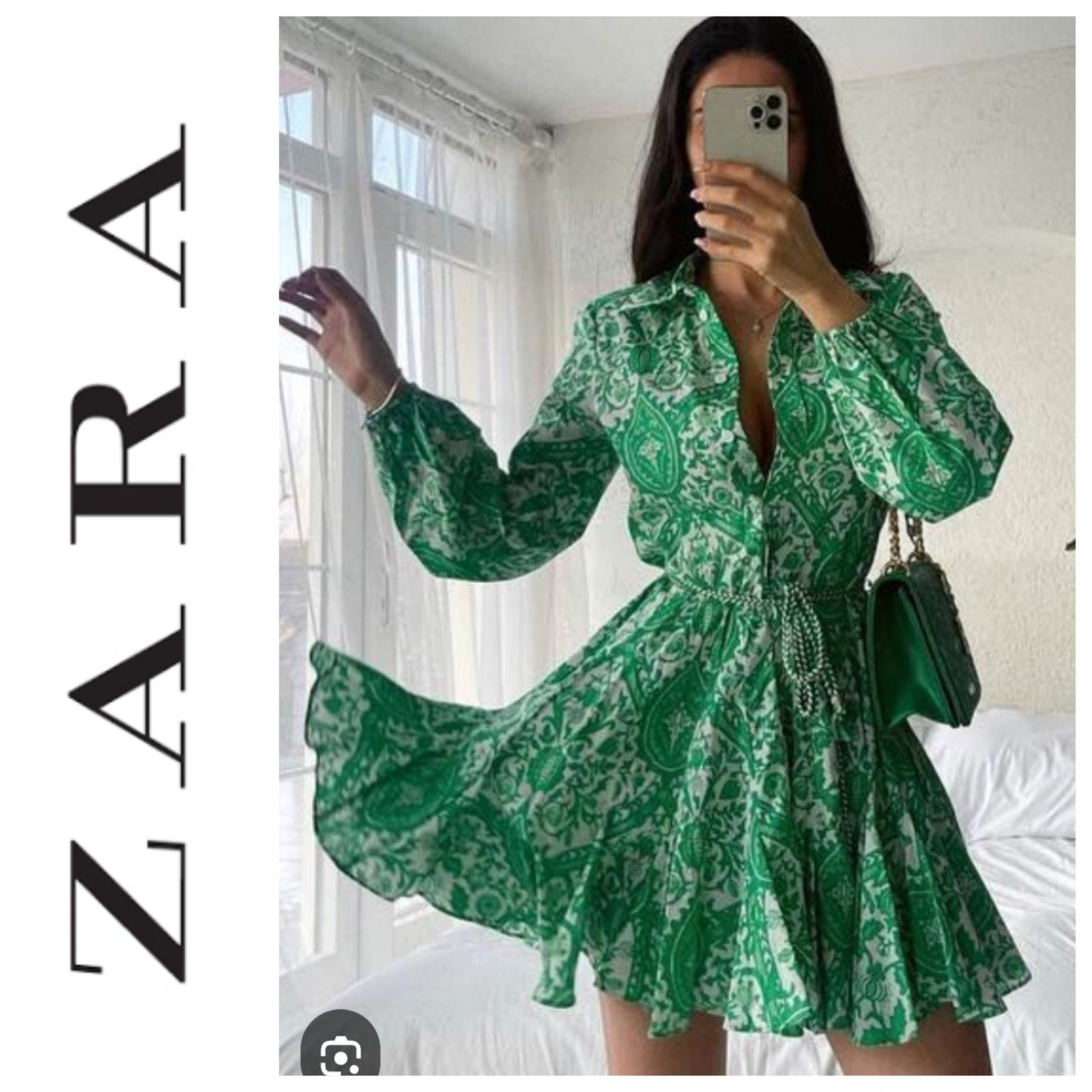 Une robe décontractée de la marque ZARA 