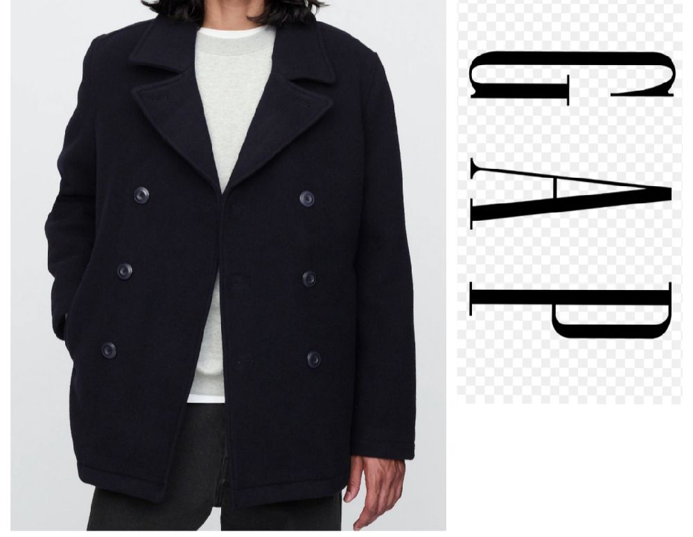 Un joli manteau à doubles boutonnage de la marque GAP "PROMO 