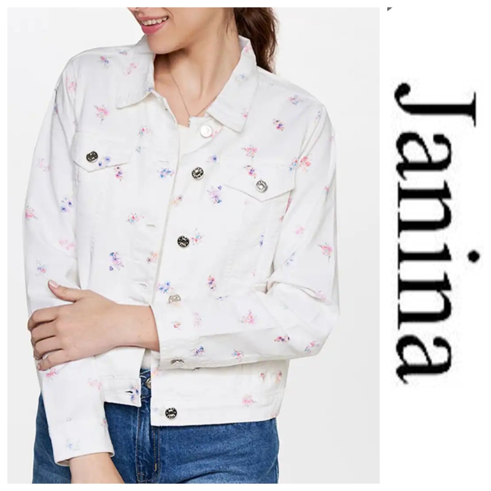 Une veste de la marque JANINA
