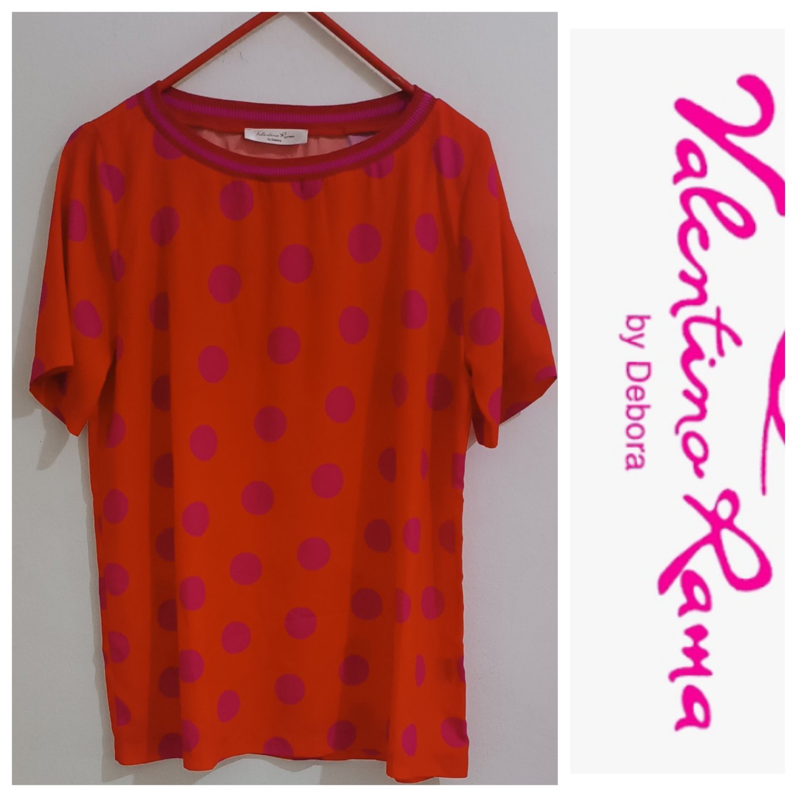 Une chemise à pois de la marque VALENTINA RAMA