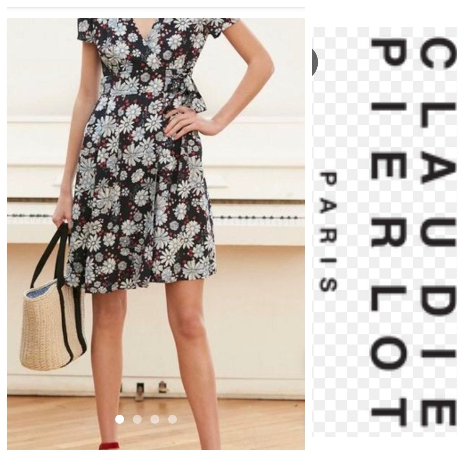 Une magnifique robe AUTHENTIQUE de la marque CLAUDIE PIERLOT "PROMO DE WEEK-END 