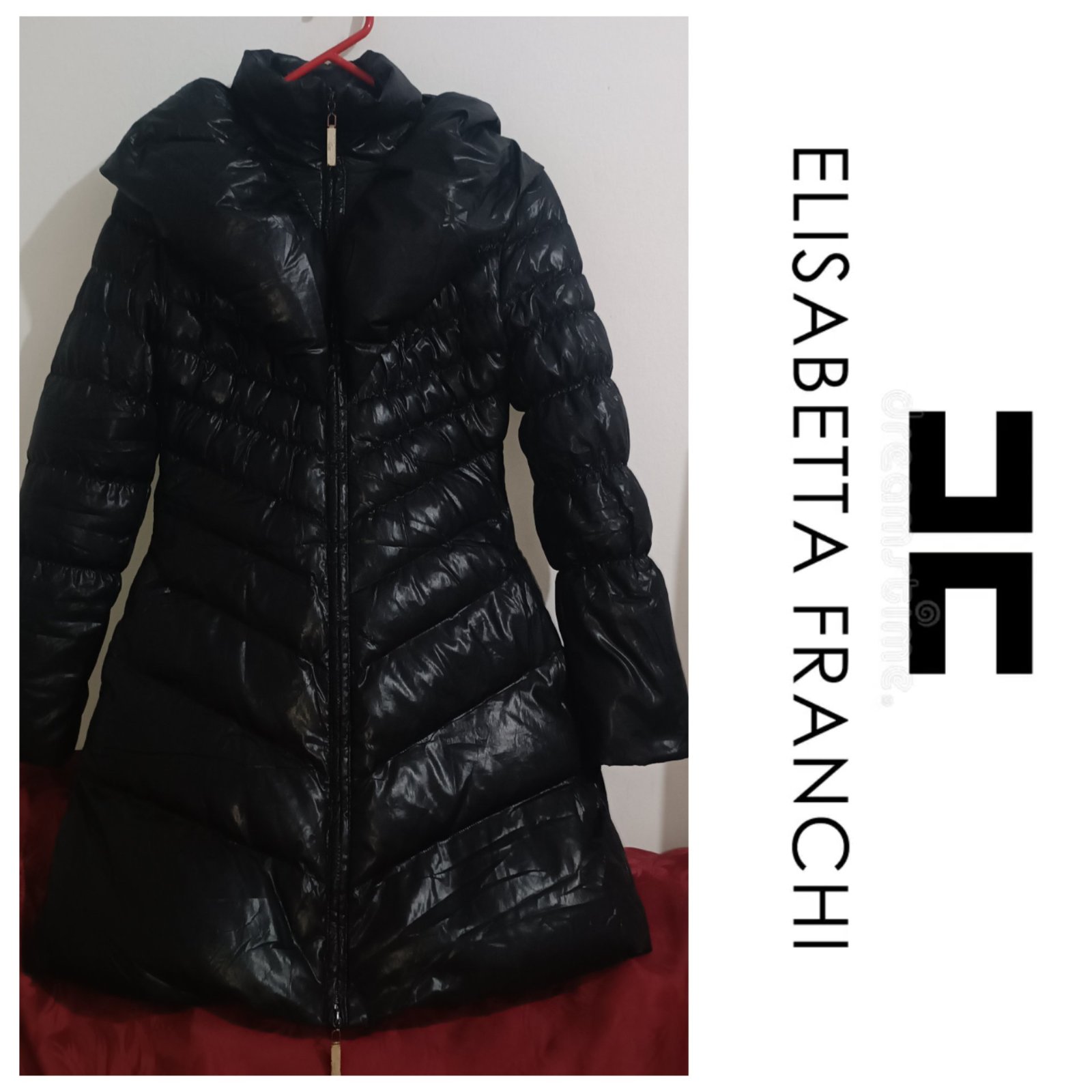 Un manteau matelassé AUTHENTIQUE de la marque ELISABETTA FRANCHI