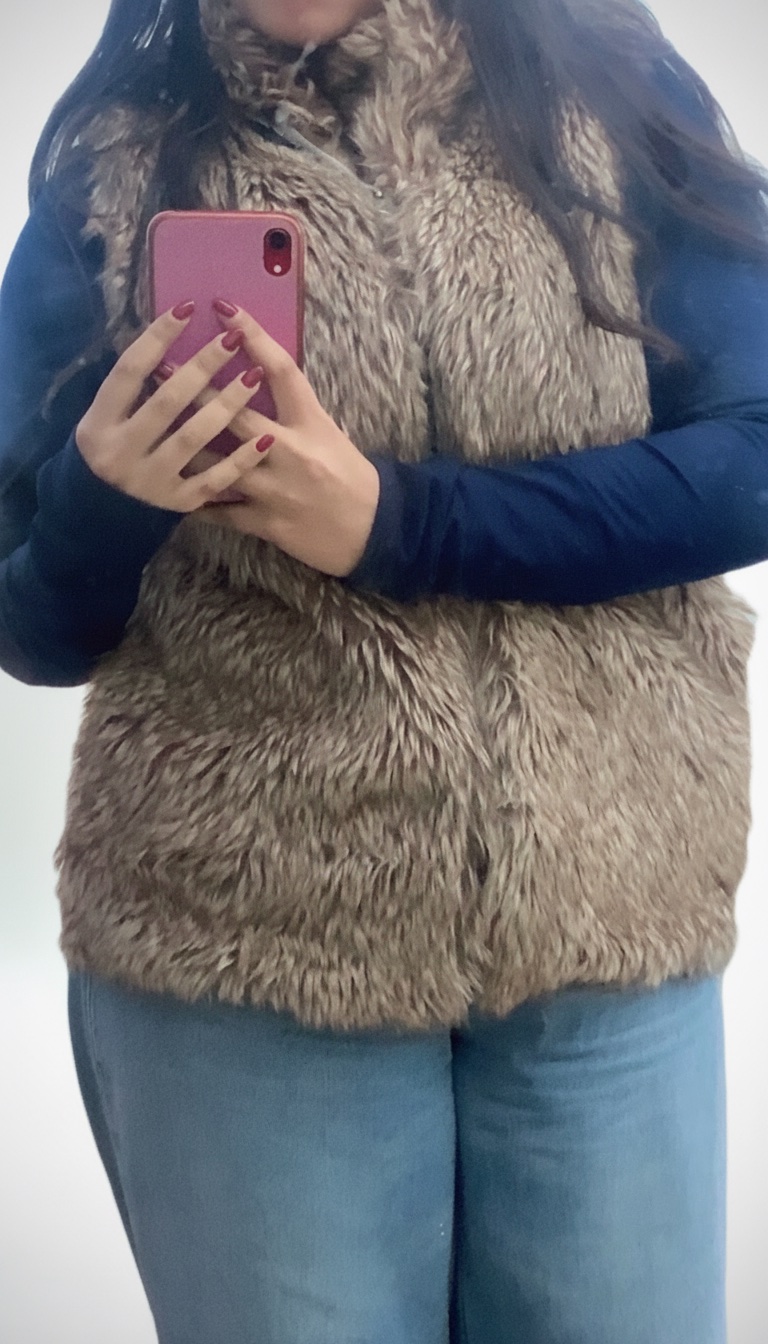 Gilet fourrure 