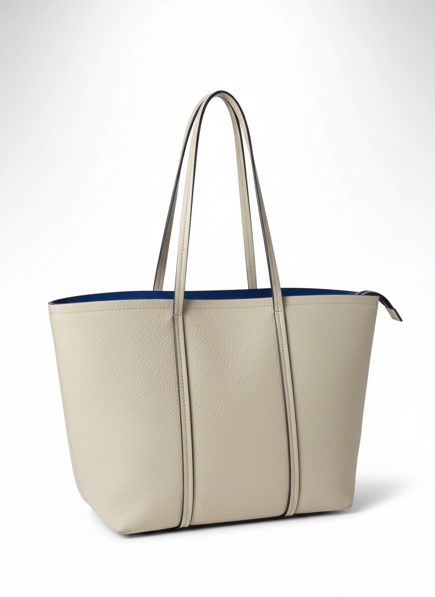 Sac blanc cassé réversible 