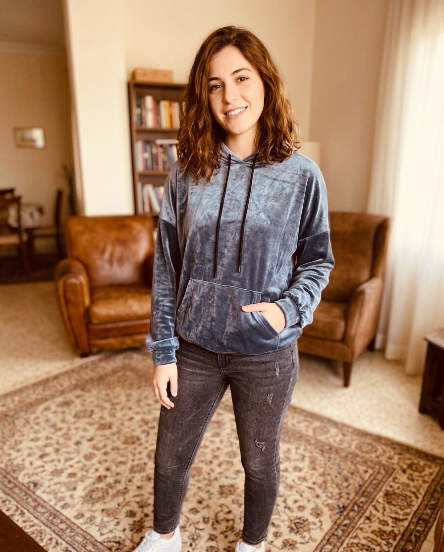 Hoodie velour 