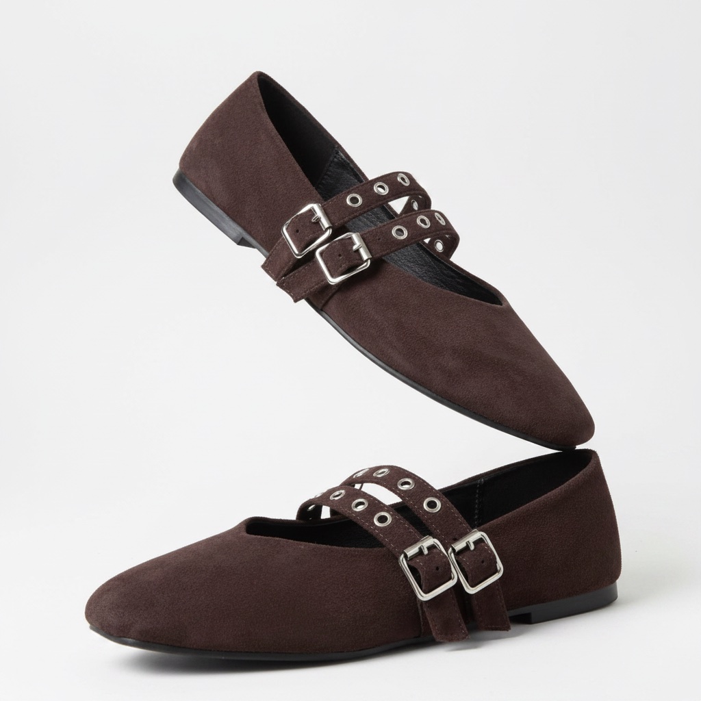 Ballerines marons 