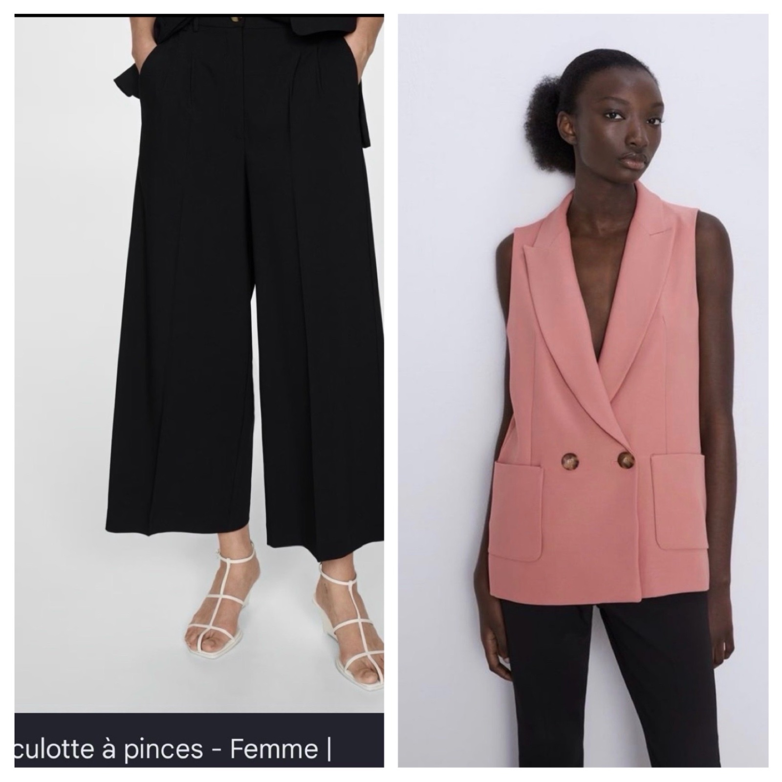 Ensemble , deux articels ZARA NEUFS avec etiquettes 