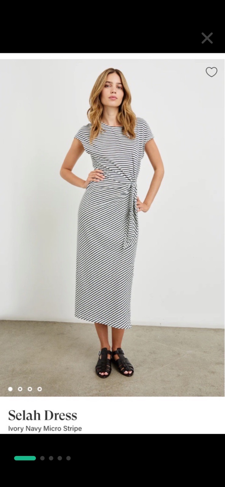 Robe avec noeud neuve avec etiquette 