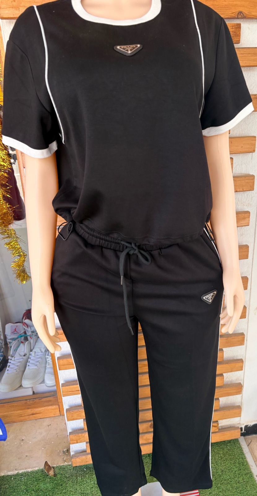 Ensemble prada femme super qualite tissu