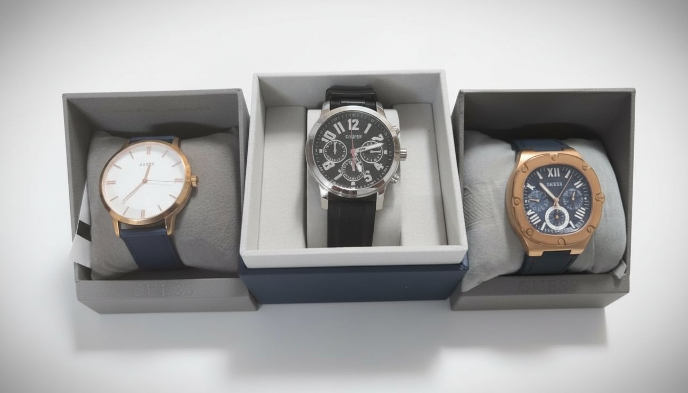 3 montres guess
