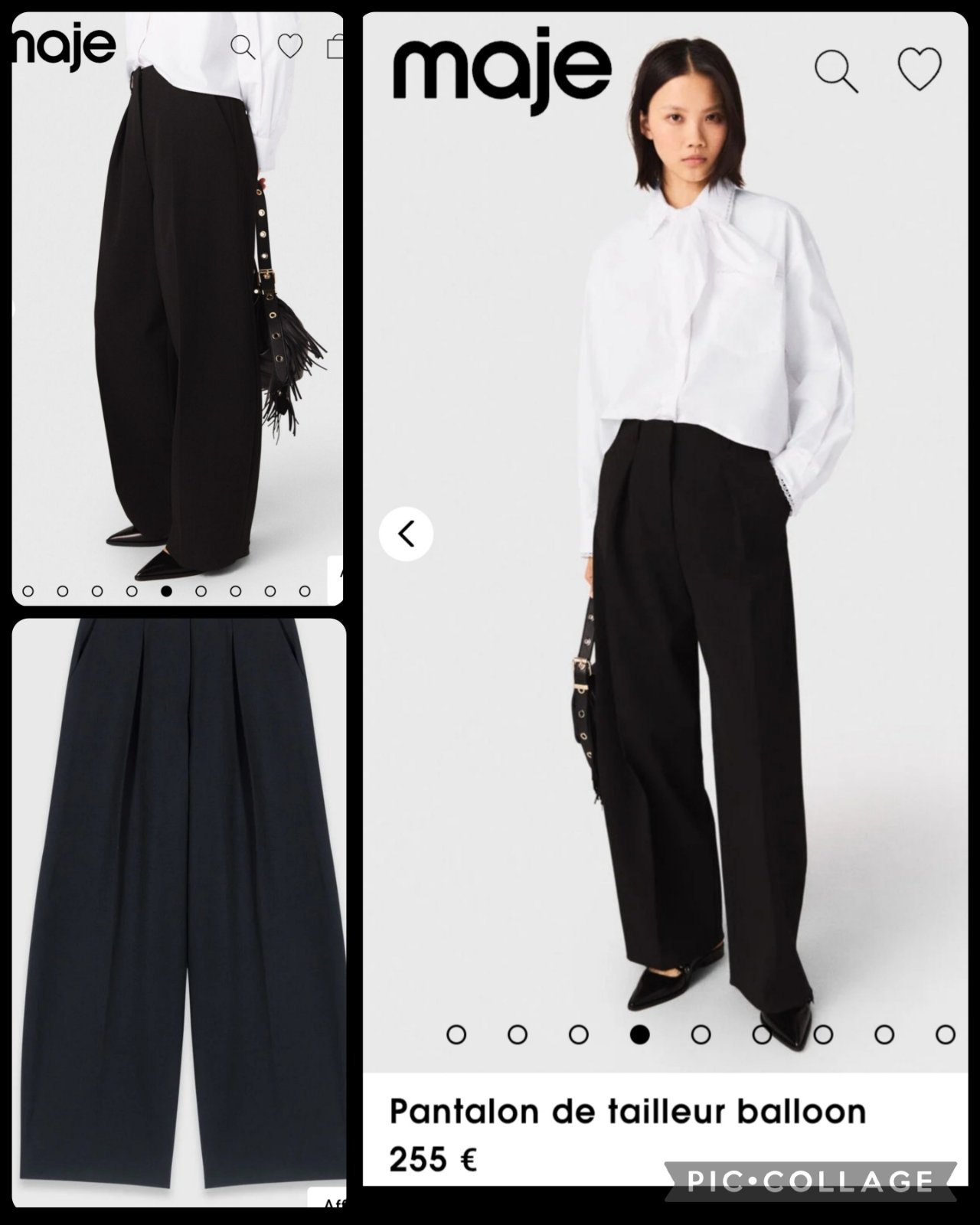 Pantalon de tailleur baloon Maje 🔥