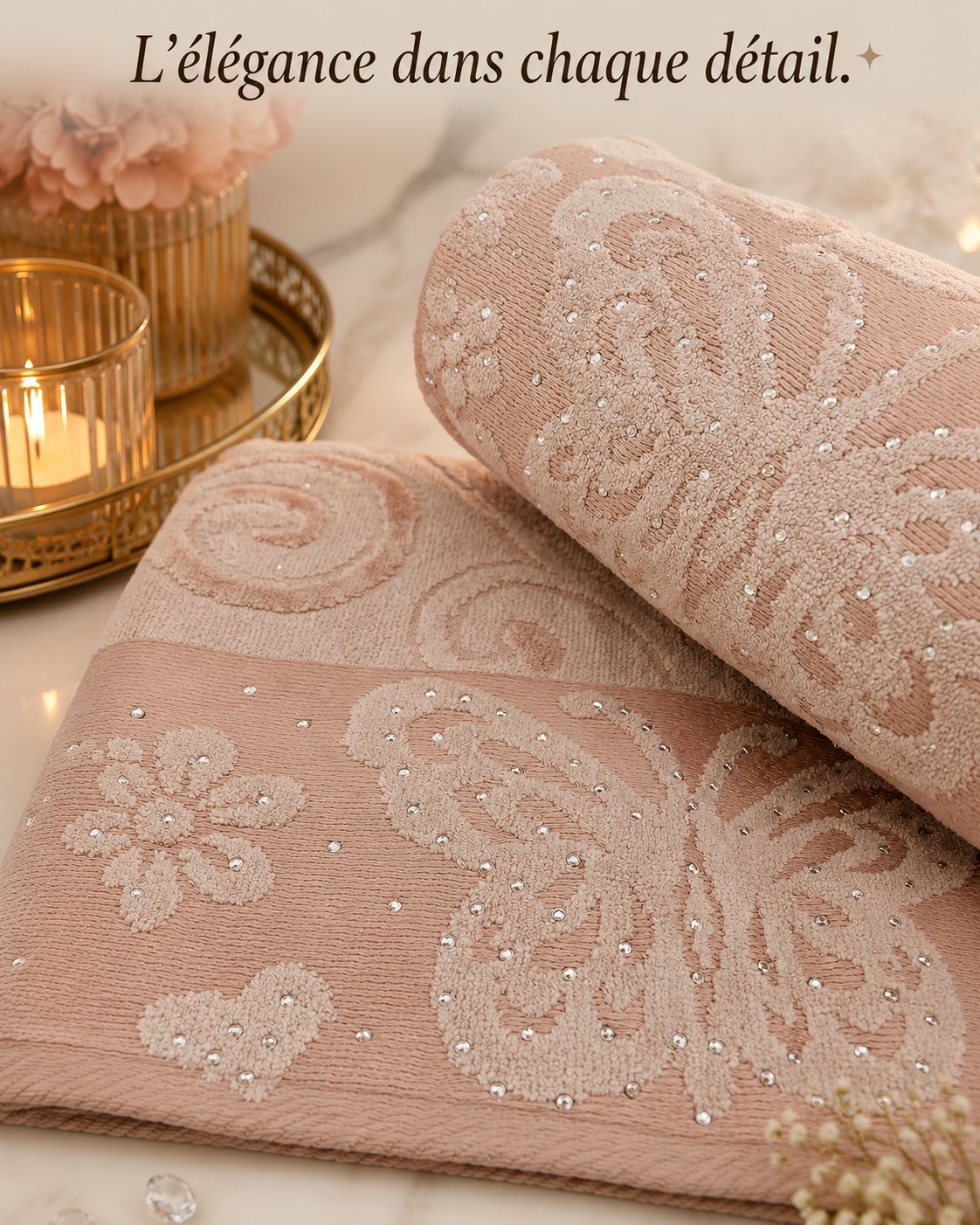Set de 2 serviettes 