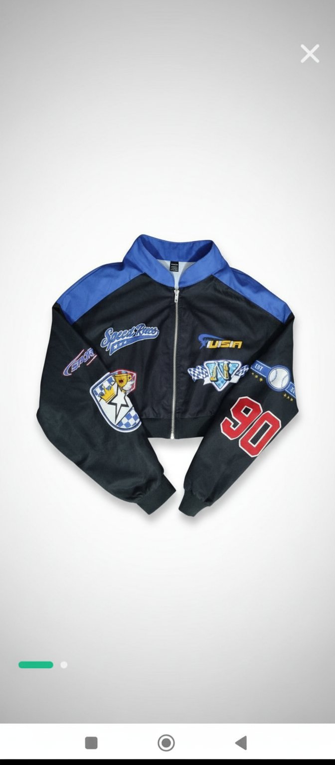 Shein racing jacket