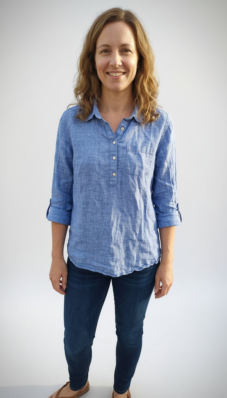 Chemise bleu 
