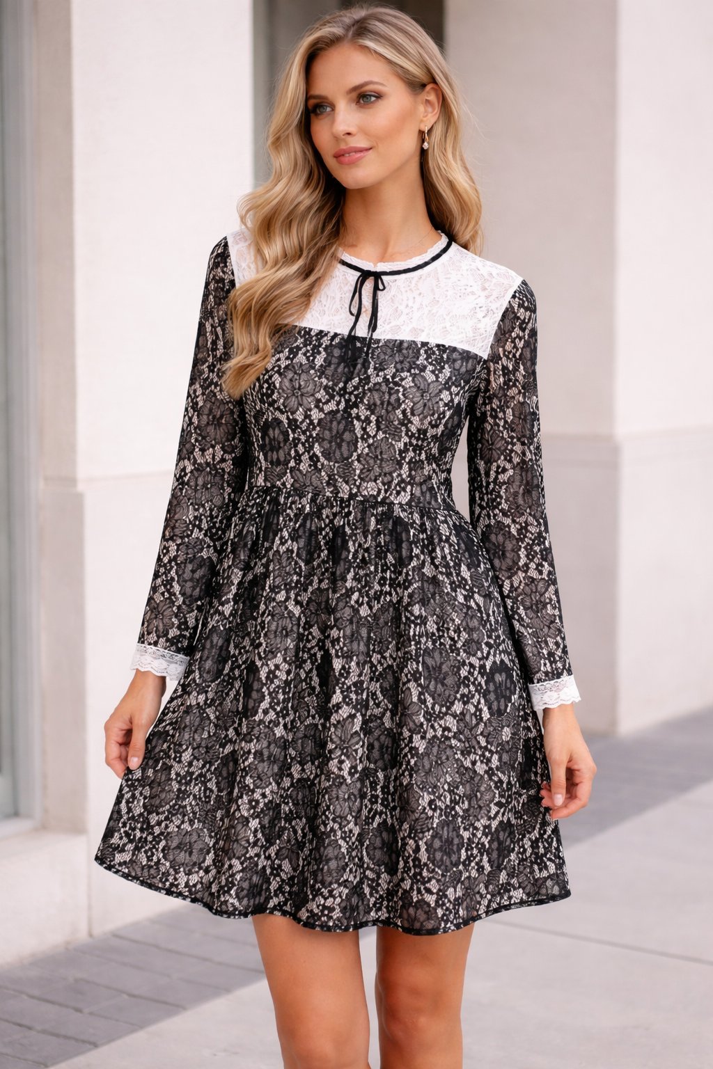 Robe en dentelle