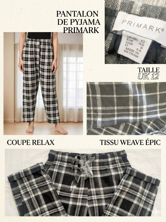 Pantalon a carreaux 