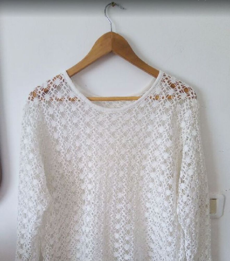 Pull femme en crochet 