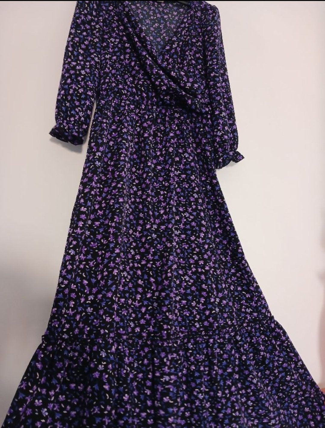 Robe longue fleurie