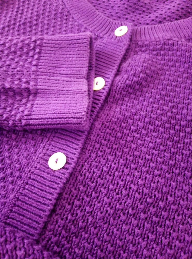 Cardigan violet 