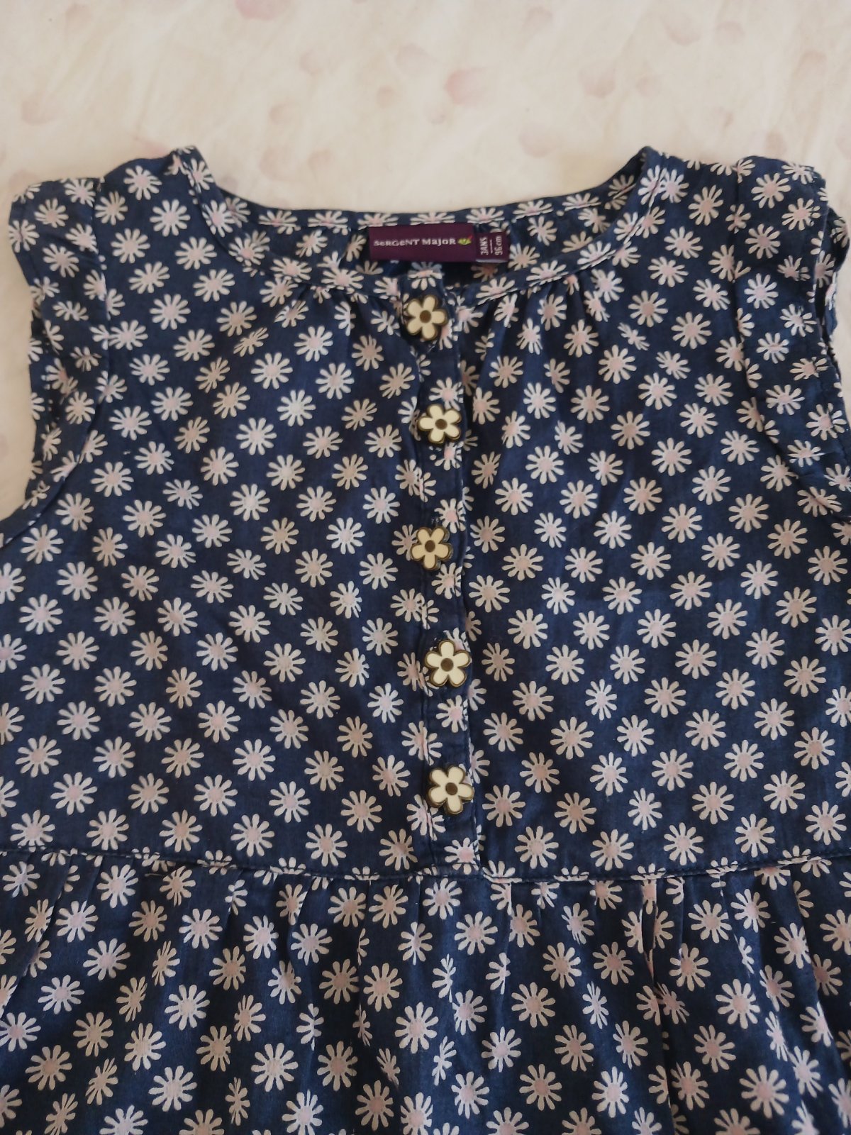 T-shirt imprimé fleurs sergent major 