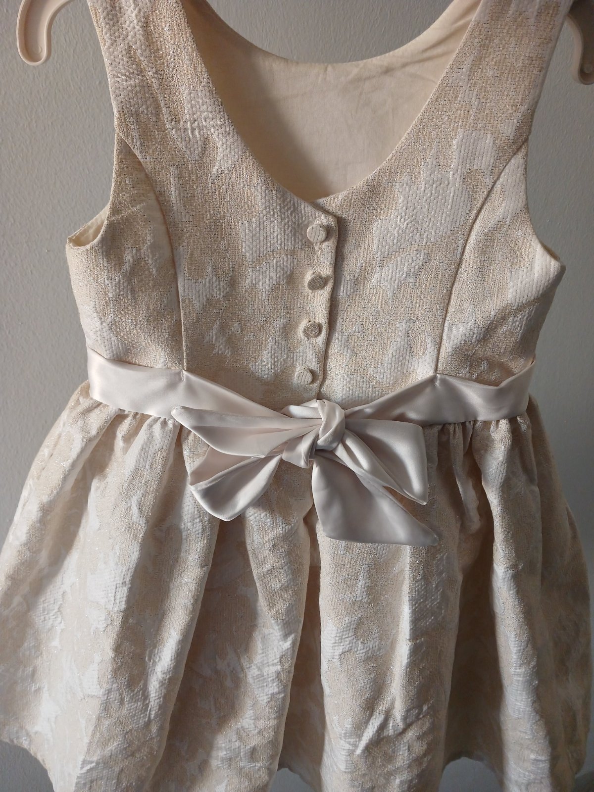 Robe de cérémonie  en jacquard sans manches
