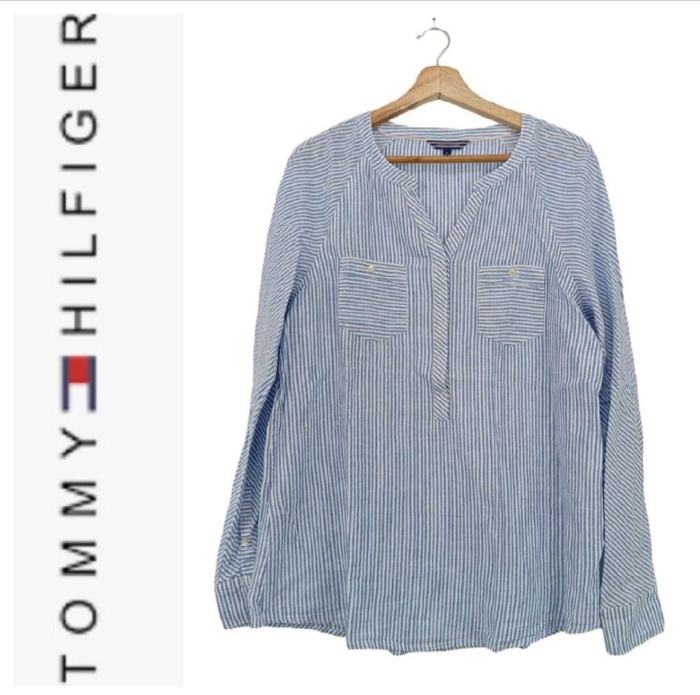 Chemise rayée Tommy Hilfiger authentique 
