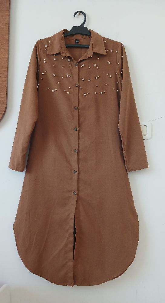 Robe chemise longue 