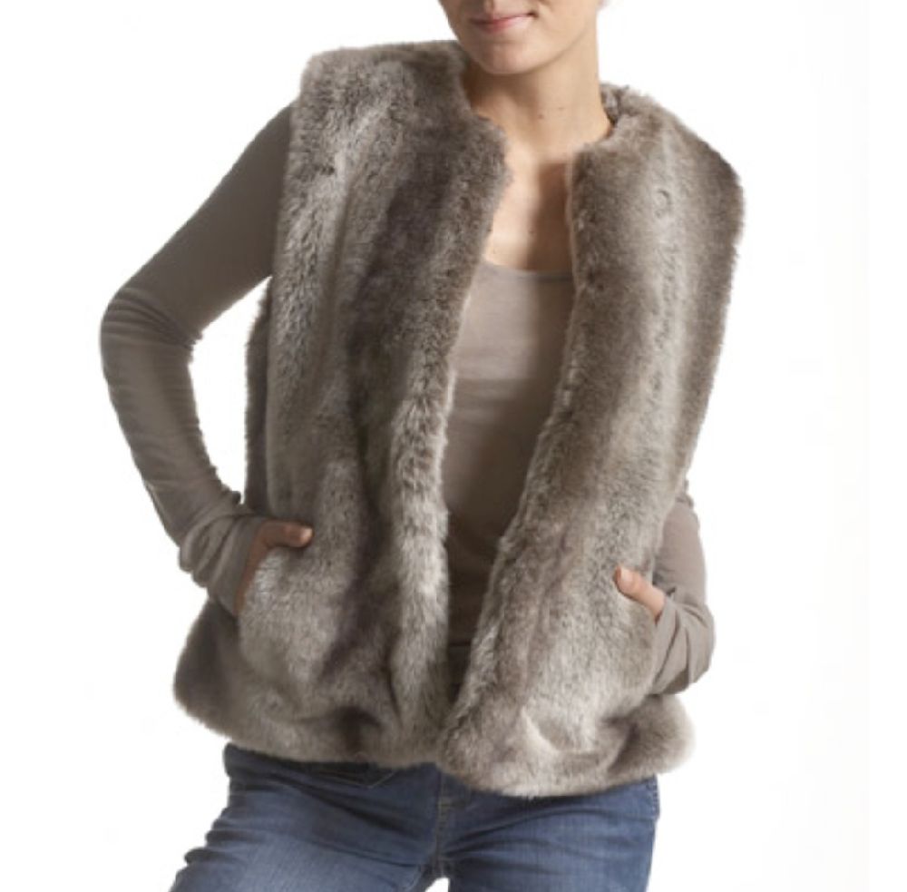 gilet en fourrure 