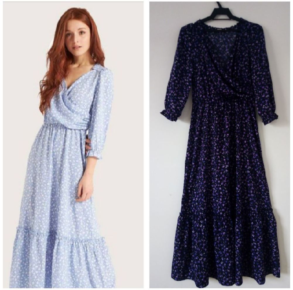robe longue fleurie neuve sans étiquette