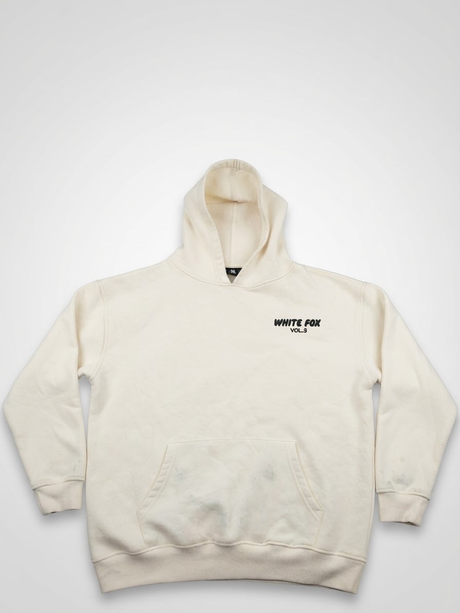WHITE FOX HOODIE FROM USA