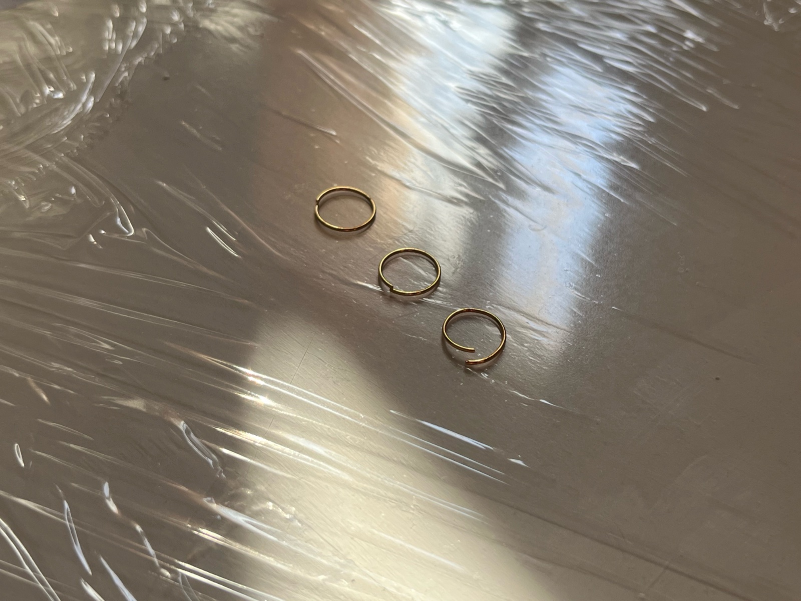 Fake nose piercing 3pcs