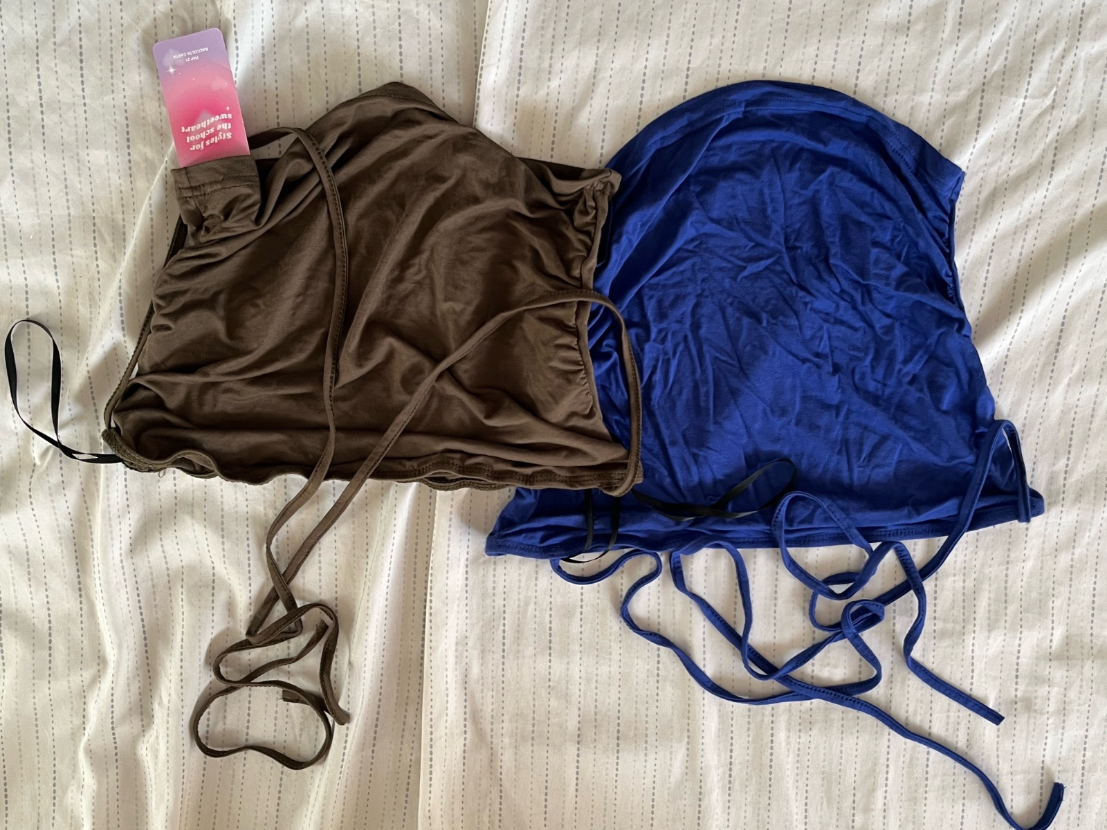 2 tube tops