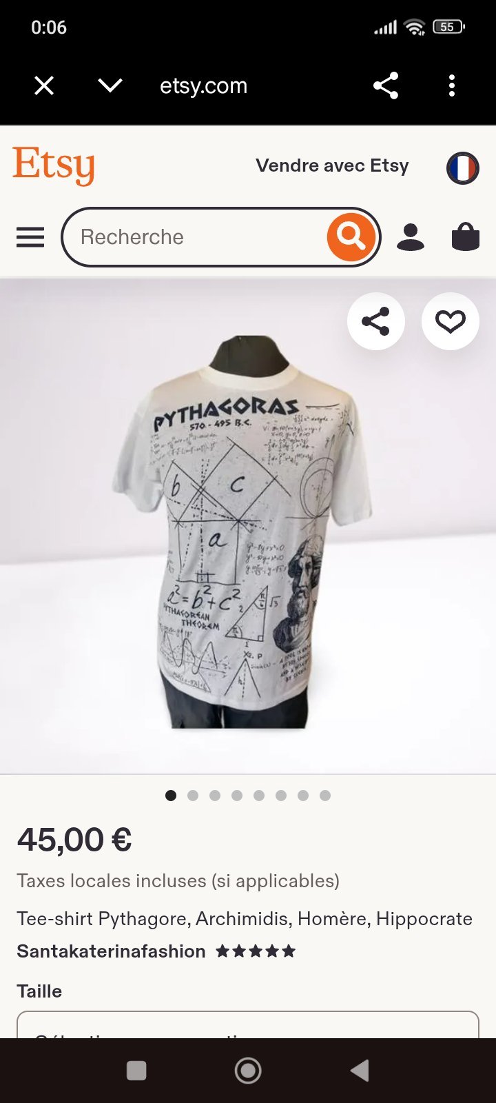 Pull pytagoras taille L unisexe 