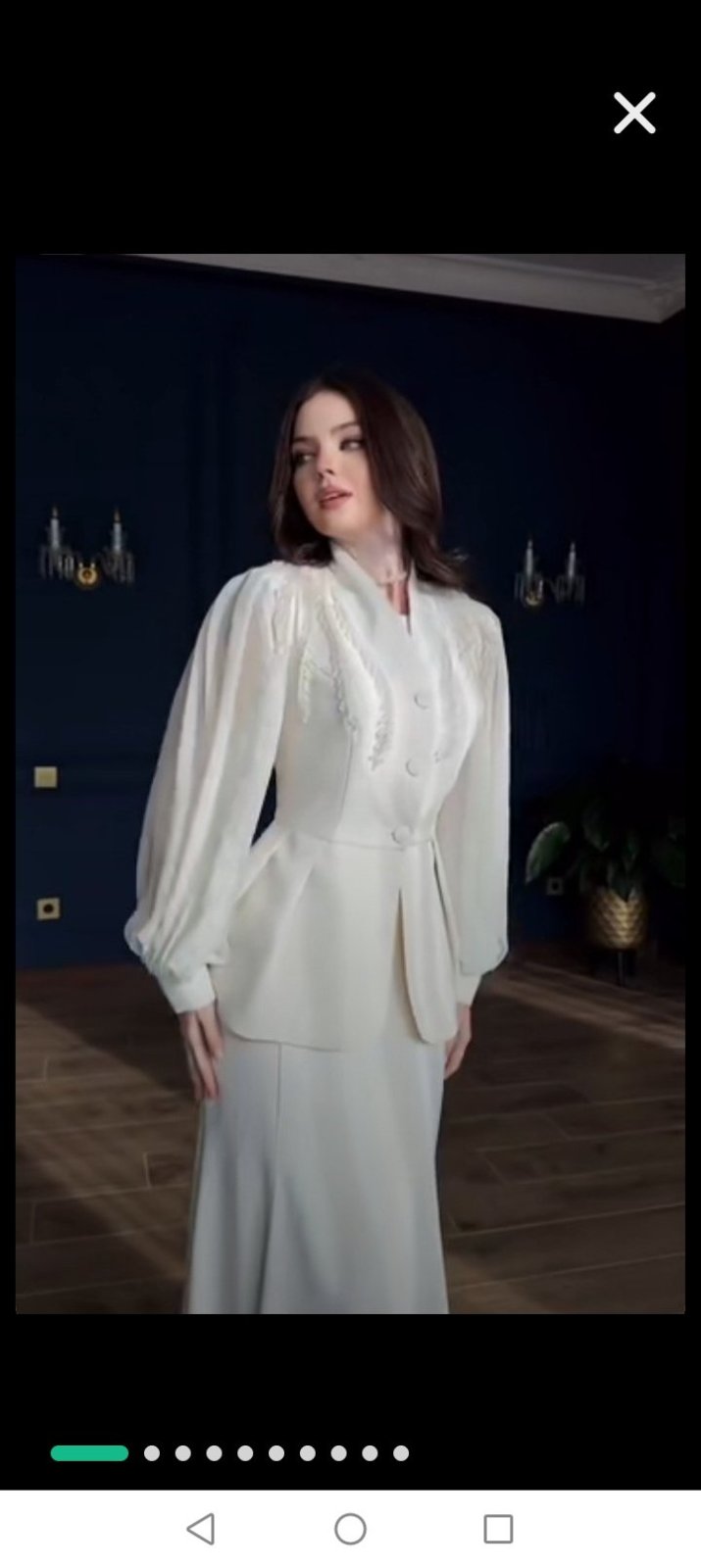 Ensemble blanc cassé ❤️❤️porté une seule fois ylabis taille S/M......36/38