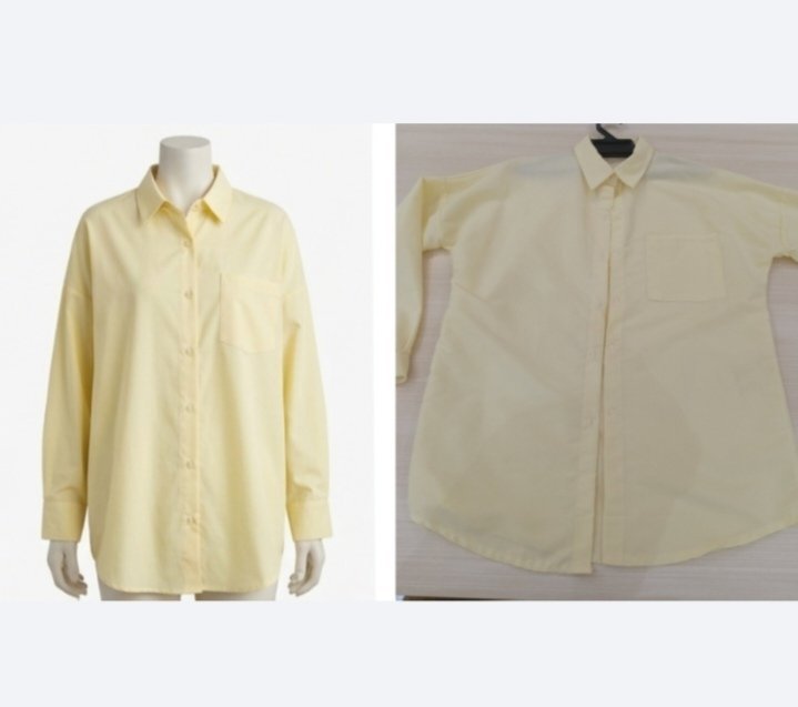 Chemise jaune