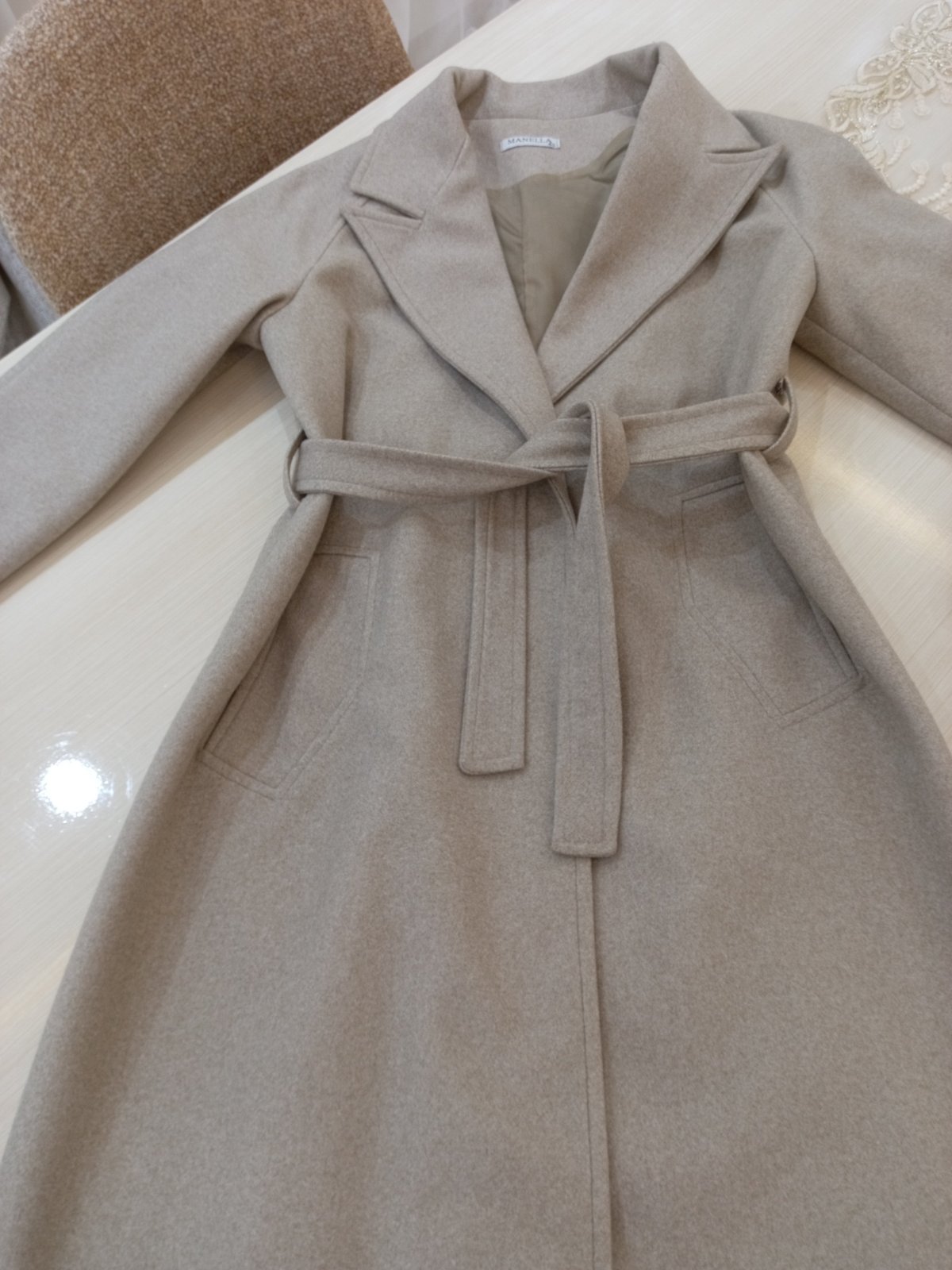 Manteau beige