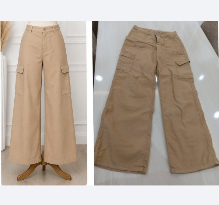 Pantalon marron avec poches sur les côtés 🤎 Confortable, tendance et facile à porter ✨