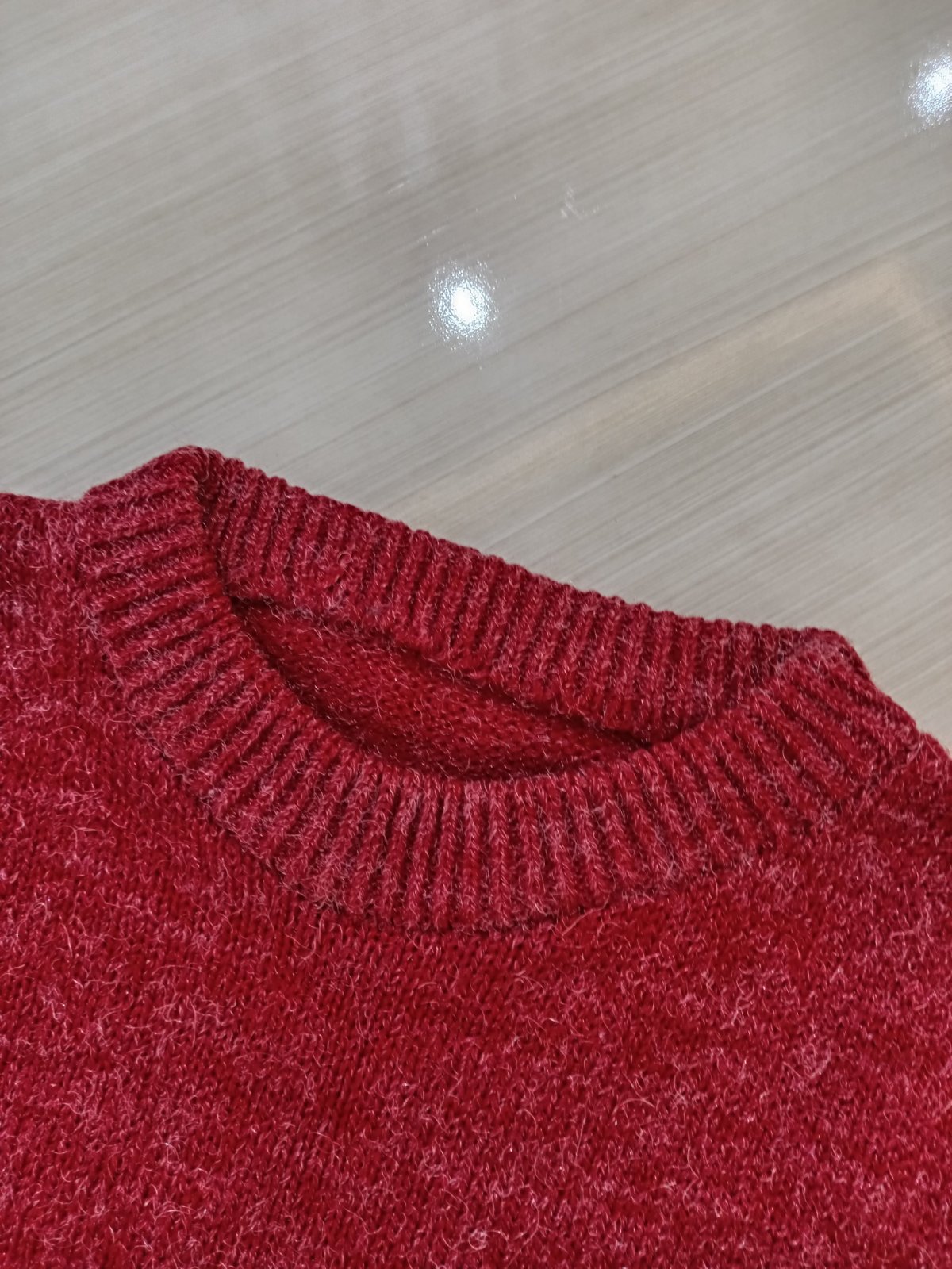 Pull rouge 