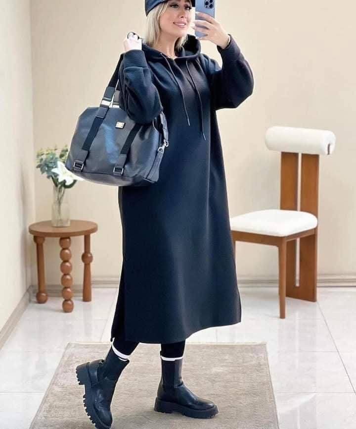 Robe capuche