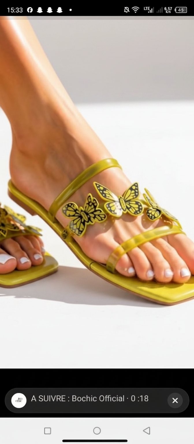 Claquettes papillon 🦋