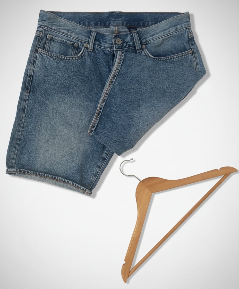 Short jaunes 🩳 #H&M (#DENIM)💎 Taille:32🎯 Made in campodia 🤫  