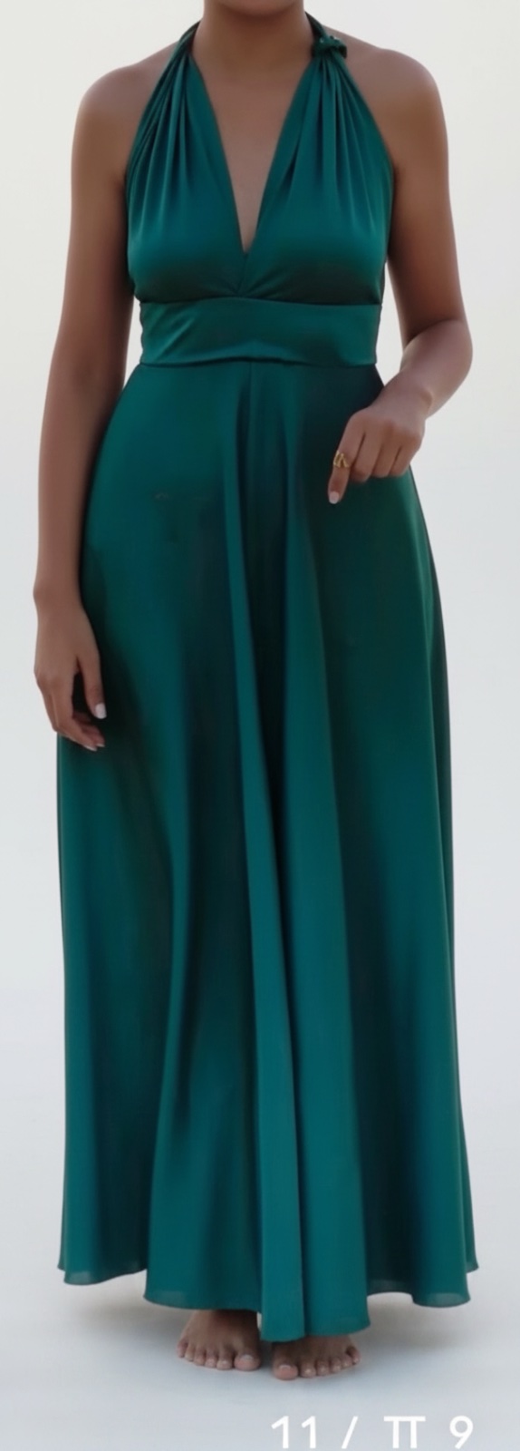 Robe vert 