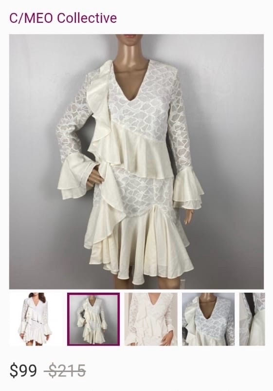 Robe avec ticket jamais porté